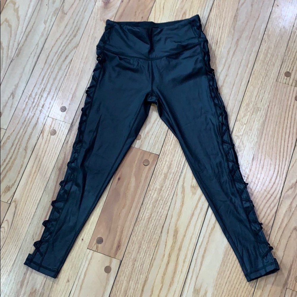Victoria’s Secret Small Corset Lace-Up Leggings